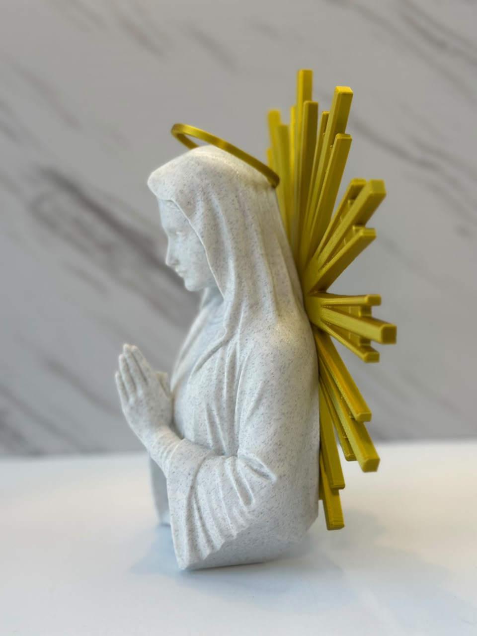Busto de Nossa Senhora Barroca - Imagem 4