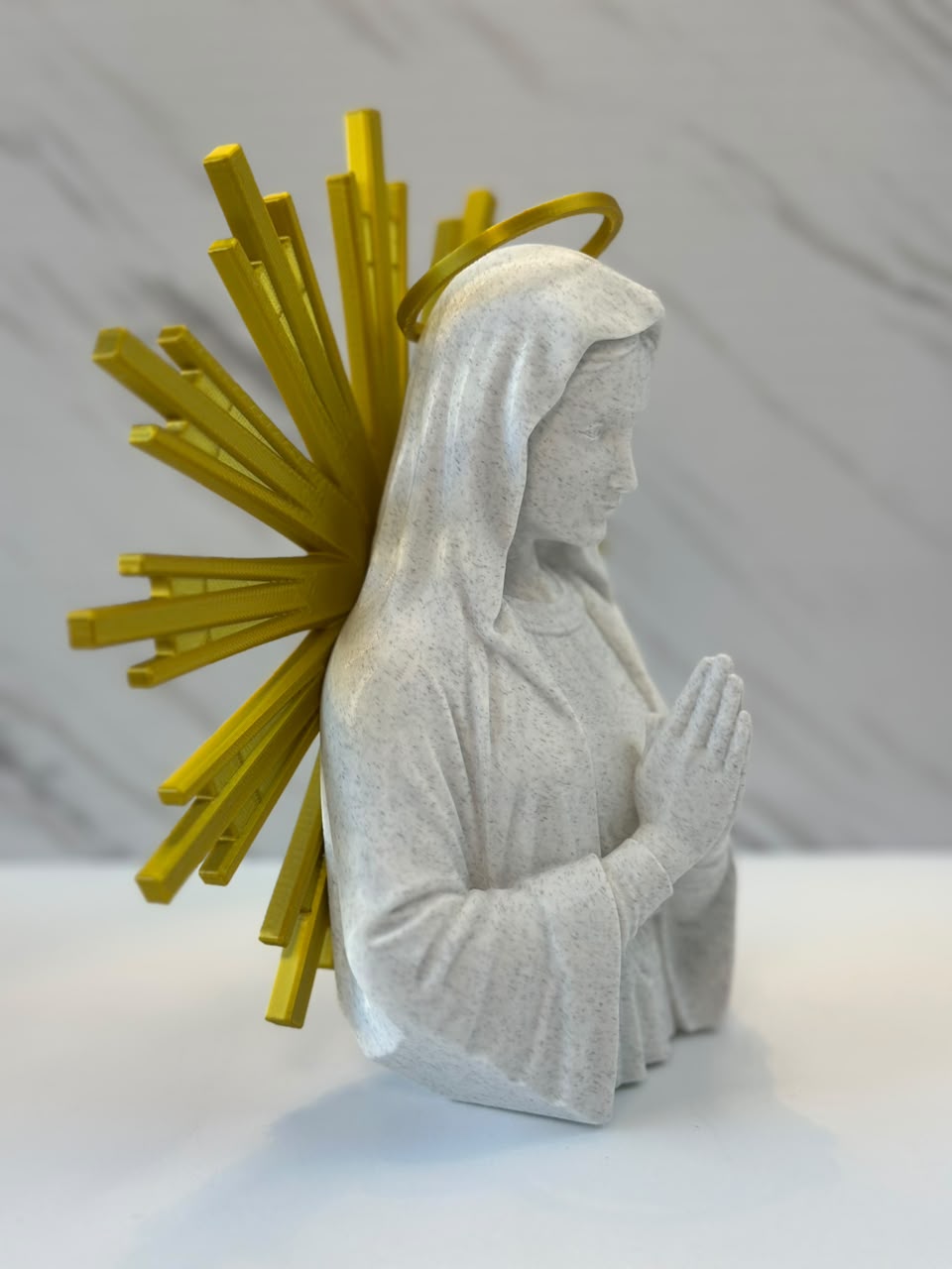 Busto de Nossa Senhora Barroca - Imagem 3