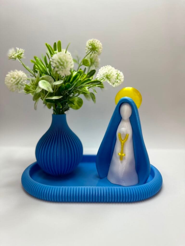 Nossa Senhora Resplendor Azul Claro