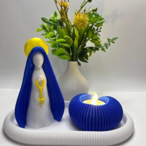 Nossa Senhora Resplendor Azul Anil
