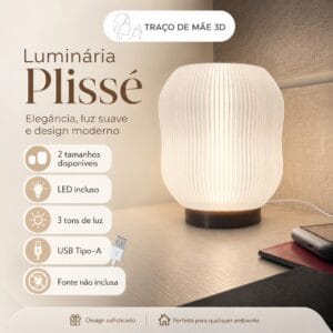 Luminária Plissê 2.3