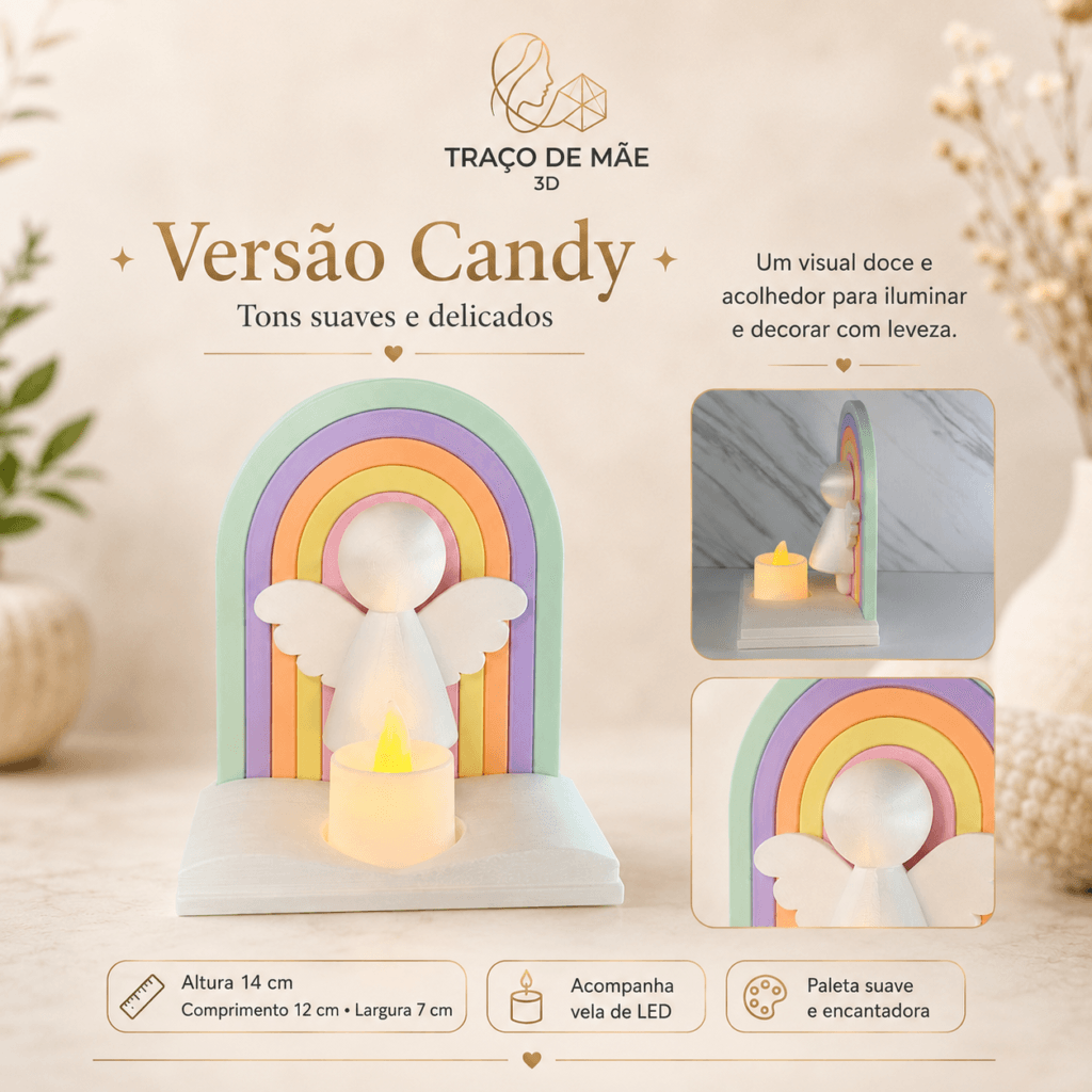 Anjo Arco-íris Candy
