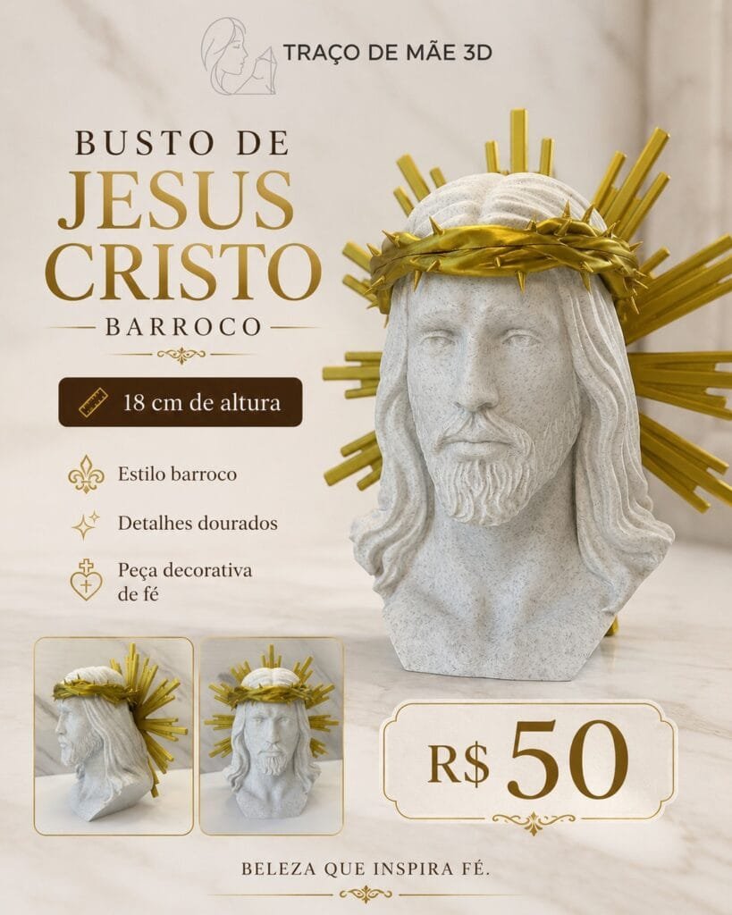 Busto de Jesus Cristo Barroco