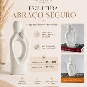 Escultura Abraço Seguro 2.0