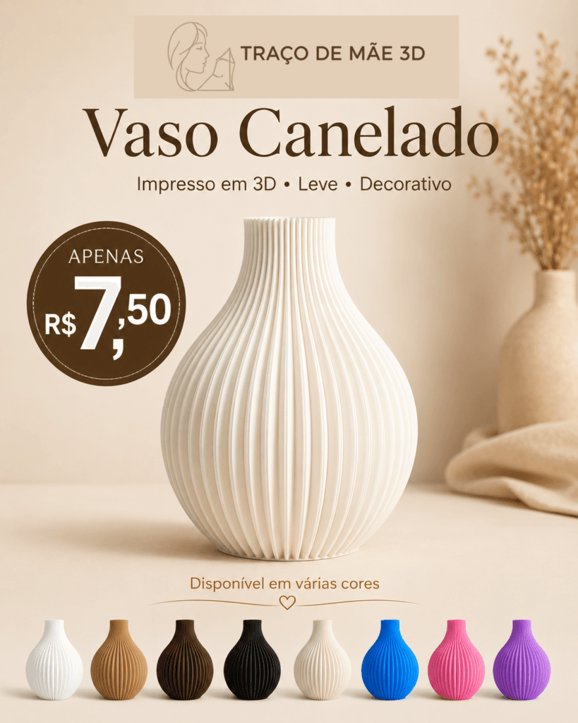Vaso Canelado
