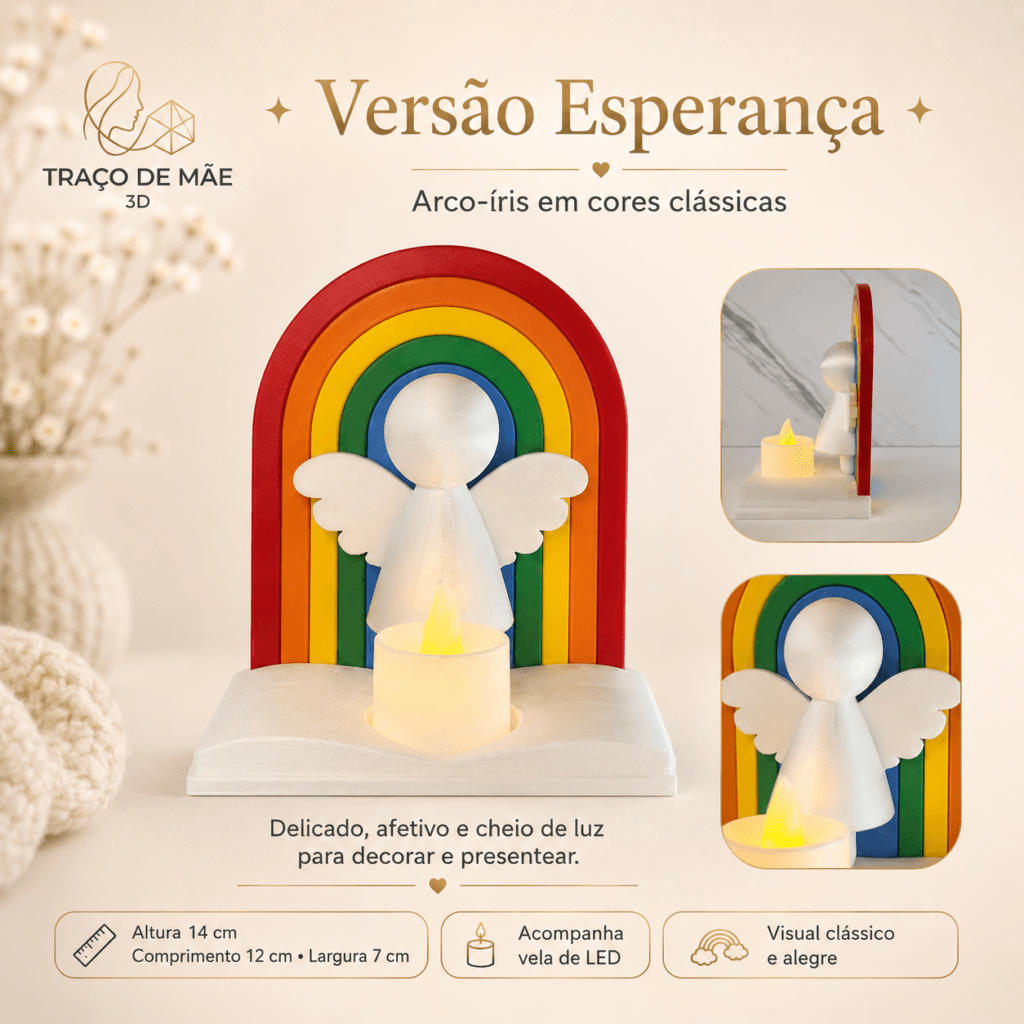 Anjo Arco-íris da Esperança