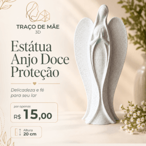 Estátua Anjo Doce Proteção